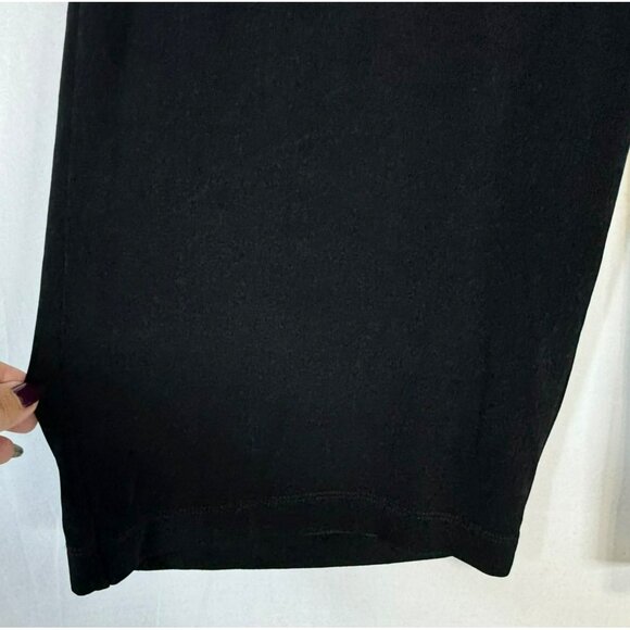 Chicos Womens Wide-Leg Black Pants Size 2P Acetate & Spandex Blend Like Traveler - Picture 2 of 7